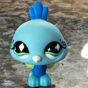 Littlest Pet Shop (LPS) Peacock figure #463